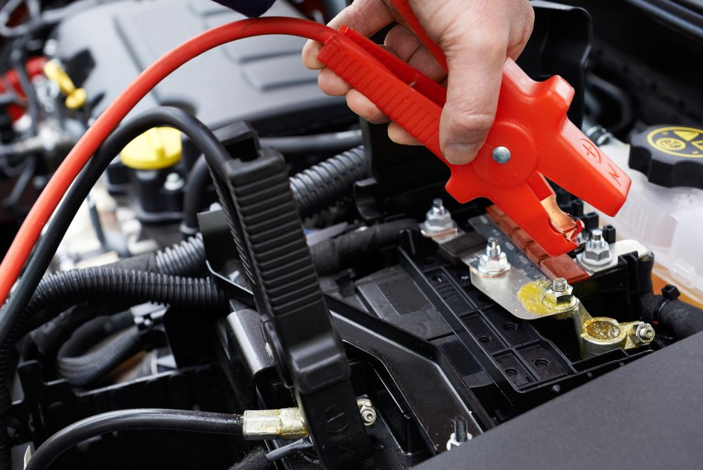 this image shows battery jump start services in Rockford, IL